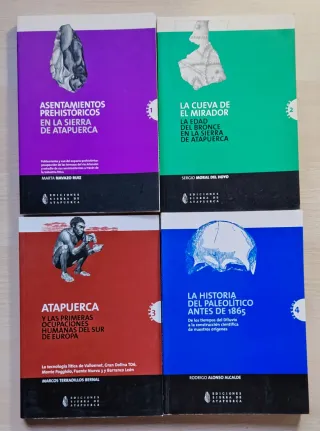 Lote 6 libros prehistoria