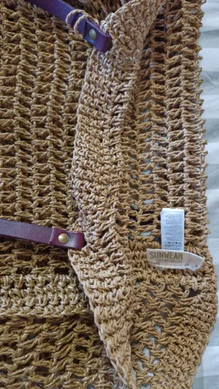 Bolso de rafia de gran capacidad