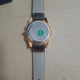 Orologio LIGE Cronografo Uomo Pelle Marrone Oro