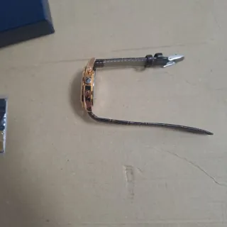 Orologio LIGE Cronografo Uomo Pelle Marrone Oro