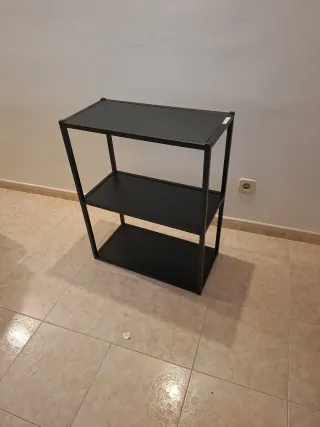 Estanterías metálicas negras Ikea