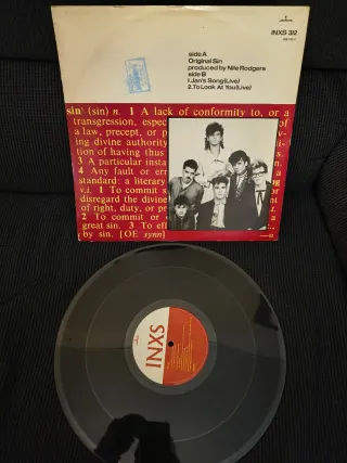 Vinilo Maxi Single INXS - Original Sin