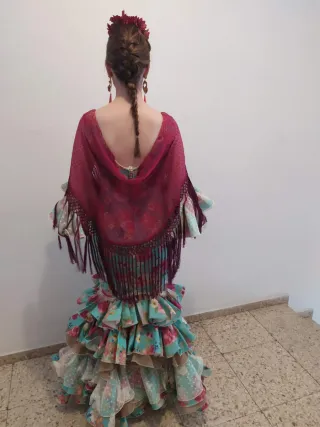 Vestido de flamenca con volantes
