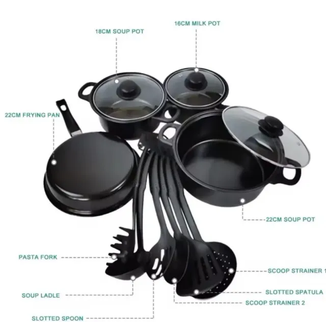 Juego Ollas, Sartenes y utensilios