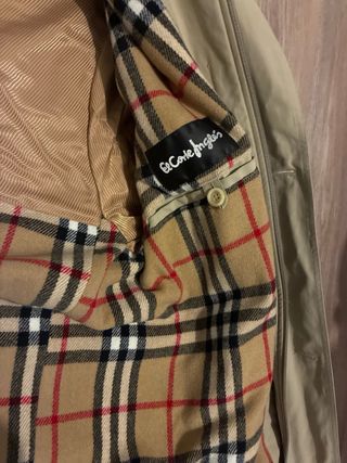 Gabardina Burberry Beige Clásica