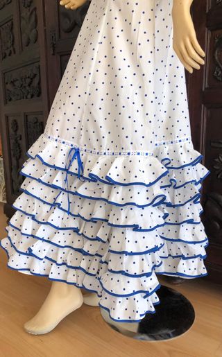 Falda Flamenca Lunares Talla S