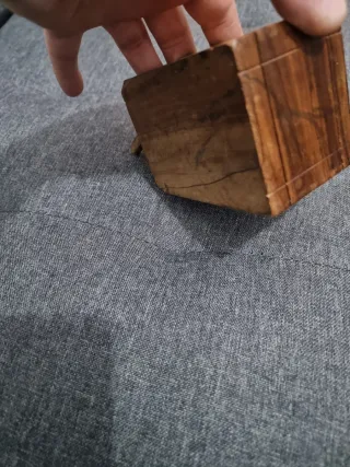 Salvadanaio vintage legno rondini