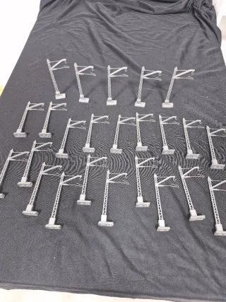 Lote Catenarias y Hilo Catenaria Escala HO