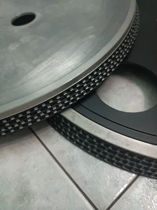 Lotto piatti alluminio giradischi vintage