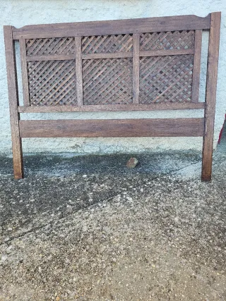 Cabecero antiguo cómo nuevo buena madera 160X120