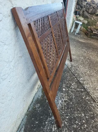 Cabecero antiguo cómo nuevo buena madera 160X120