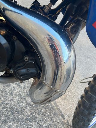 Suzuki RMX 49cc Enduro Moto Azul/Blanca