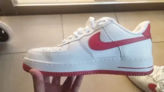 Nike Air Force 1 Blancas Rojas Talla 43