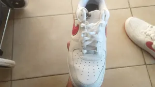 Nike Air Force 1 Blancas Rojas Talla 43