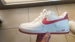 Nike Air Force 1 Blancas Rojas Talla 43