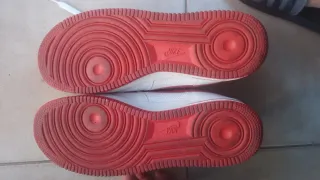 Nike Air Force 1 Blancas Rojas Talla 43