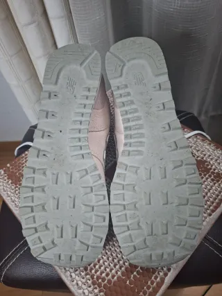 Zapatillas New Balance 574 Rosa y Blanco