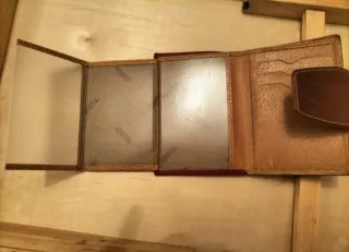 Billetera de piel con monedero Petusco