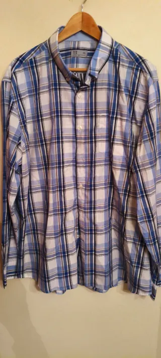 Camisa de cuadros TEX XXL