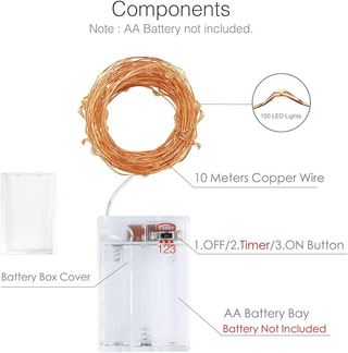 Luces LED Litogo 10m con Temporizador