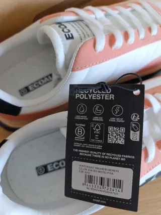 Zapatillas Ecoalf Blancas y Rosas