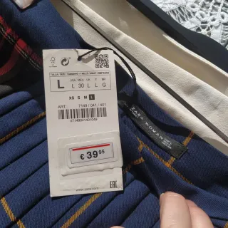 Falda plisada cuadros tartán y vichy