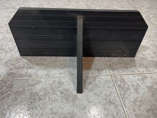 Estantería flotante gris oscuro