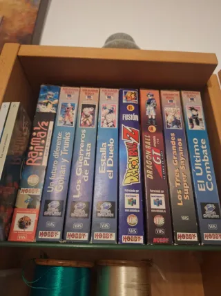 Lote VHS Dragon Ball Z y GT (Español)