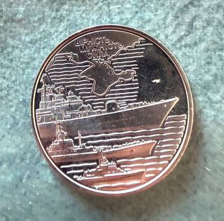 Set de cinco monedas de Ucrania