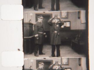 CHARLOT POLICIA Pelicula 8mm Años 60 Bobina 17 ctm