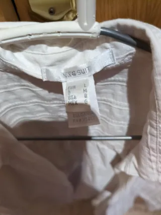 Blusa Mango Talla L Blanca