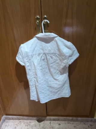 Blusa Mango Talla L Blanca