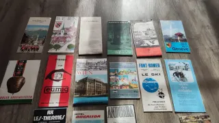 Lote Mapas Antiguos Turísticos España y Europa