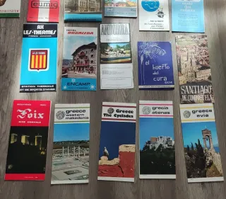 Lote Mapas Antiguos Turísticos España y Europa