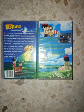 Lote 2 Películas VHS Manga Español