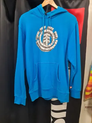 Camisola com capuz Element azul tamanho L