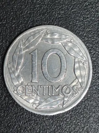 Moneda aluminio 5 cts Franco 1959 MBE