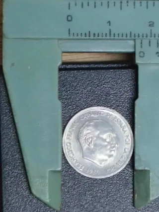 Moneda aluminio 5 cts Franco 1959 MBE