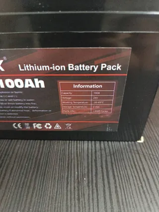 Batería Litio TARK 24V 100Ah