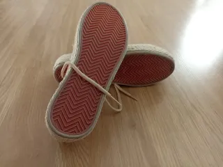 Zapatos esparto florales talla 37