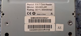 Lector Tarjetas Memoria PC