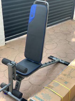 Banco de pesas reclinable y declinable