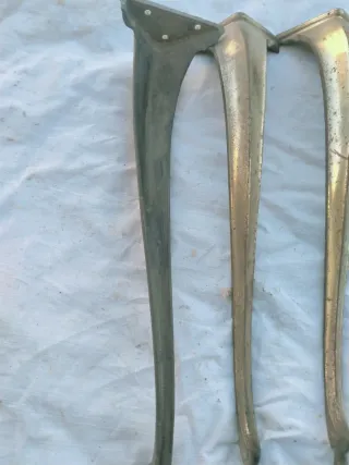 Set 4 Gambe Tavolino Ottone