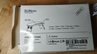 Mini lámpara UV LED para uñas SUN mini