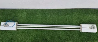 Lámpara techo larga 2 fluorescentes blanca