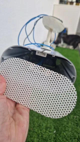 Lámpara techo larga 2 fluorescentes blanca