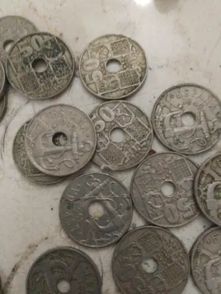 Monedas 50 céntimos Franco 1949 y 1963