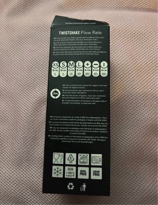 Twistshake Biberón Anti-Colic Rosa 260ml