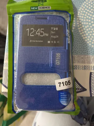 Funda Mat G7105 Azul con Ventana