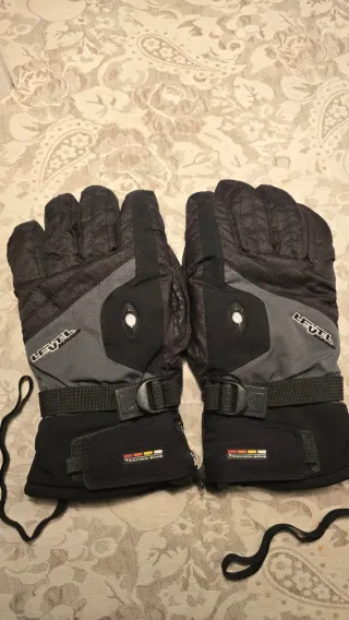 Guantes de esquí Level negros y grises